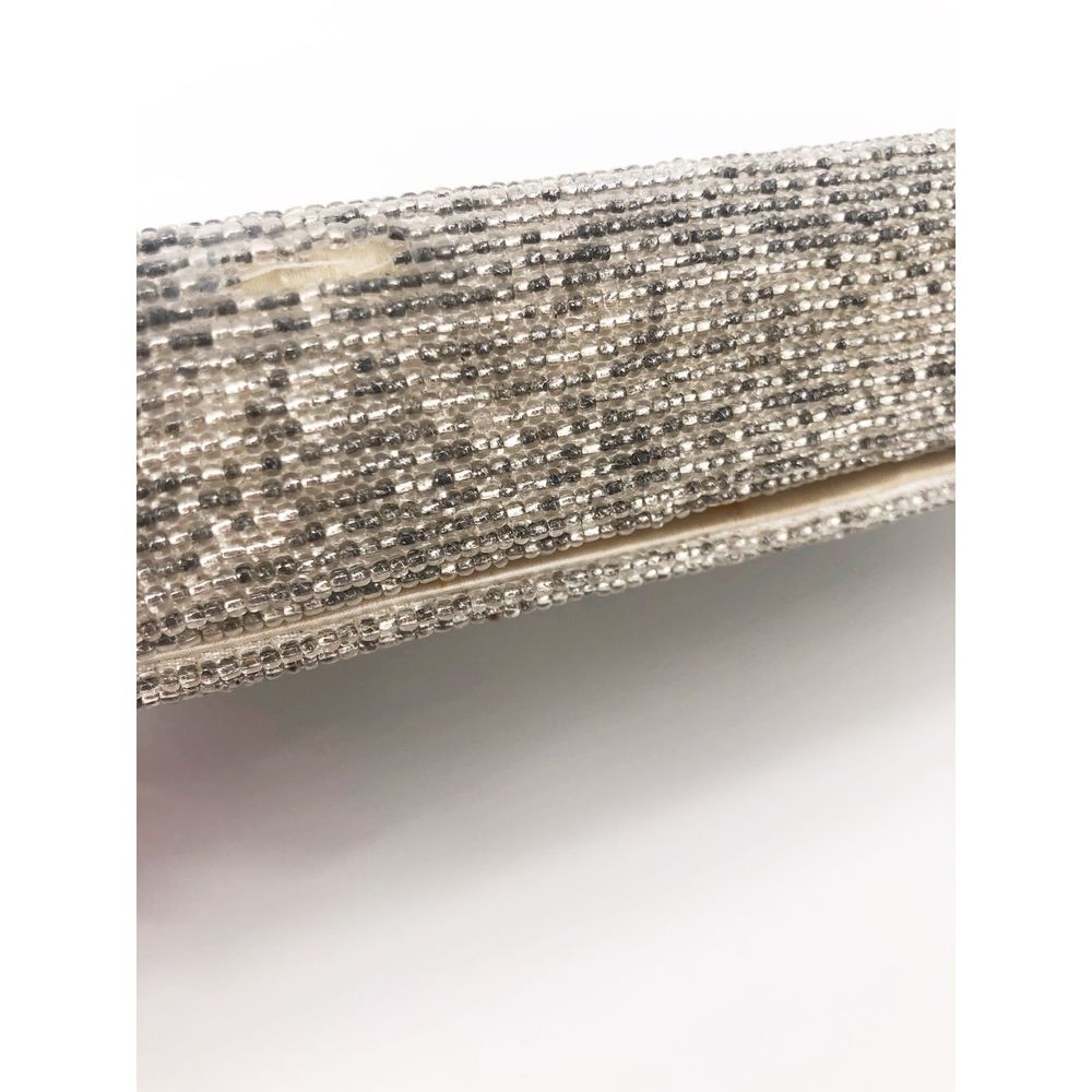 Gorgeous gold beaded evening clutch purse - Picture 7 of 8